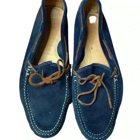 Cole Haan Other - Cole Haan Navy Blue Suede Men’s Driver Loafer Classic.